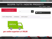 Tablet Screenshot of hairbeautynails.it